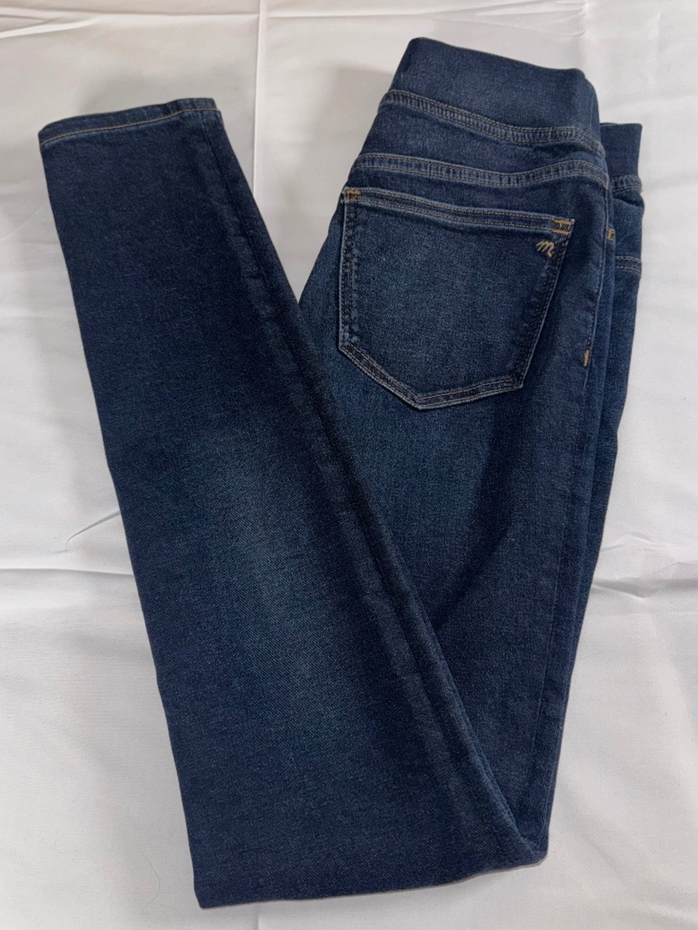 NWT Madewell 24T High-Rise Pull-On Skinny Jeans in Wisteria Dark Wash Fair Trade